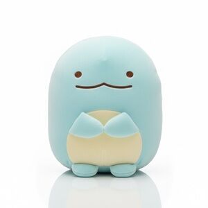 San X Sumikko Gurashi 9" Plush Chubby Stuffed Animal Blue Dinosaur Lizard